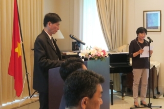 御家族代表からの挨拶(Thuongさん)